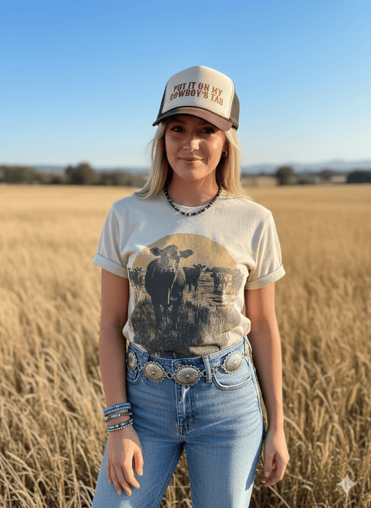 Pasture Sunset Graphic Tee