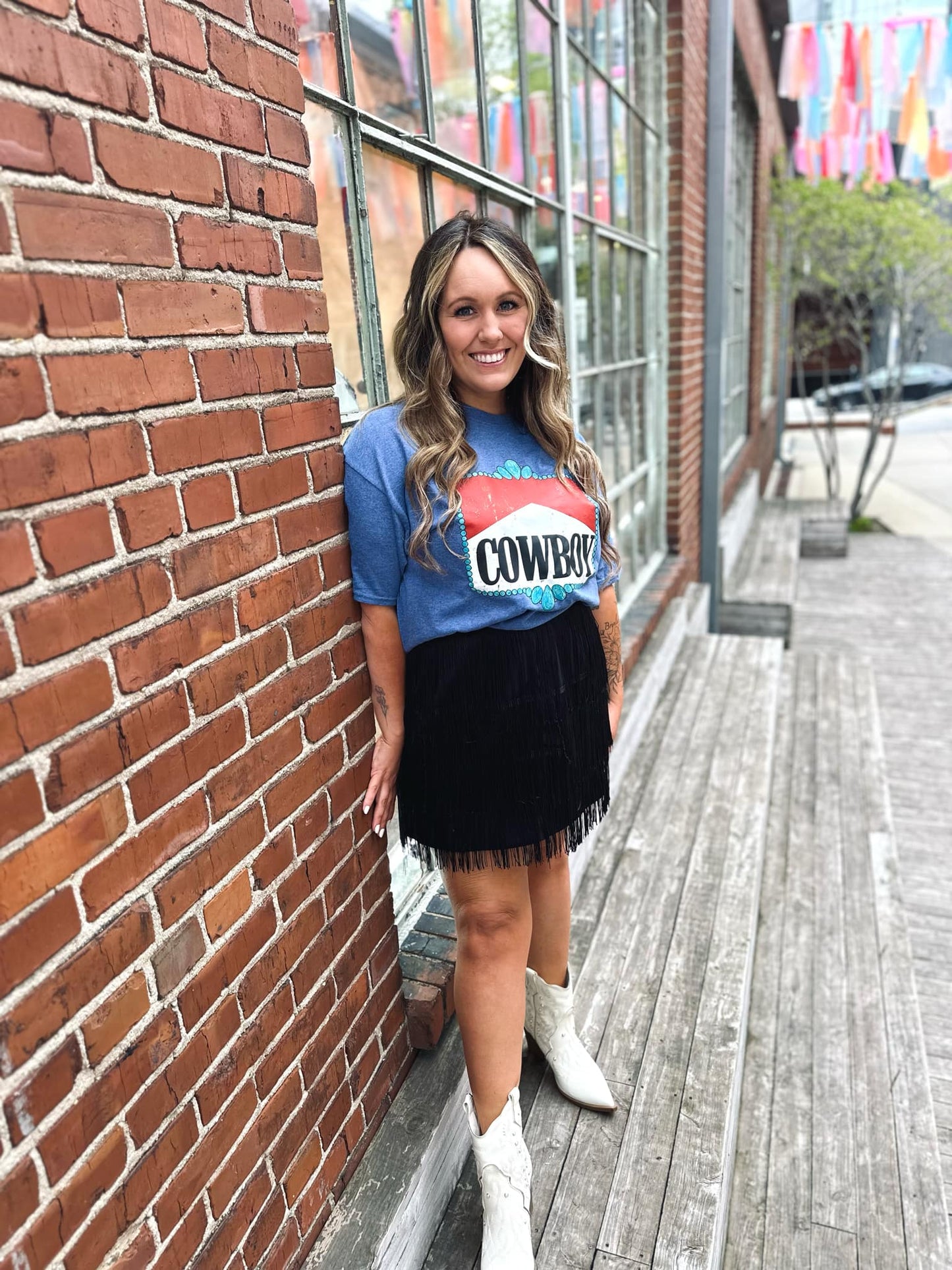 Marlboro cowboy graphic tee