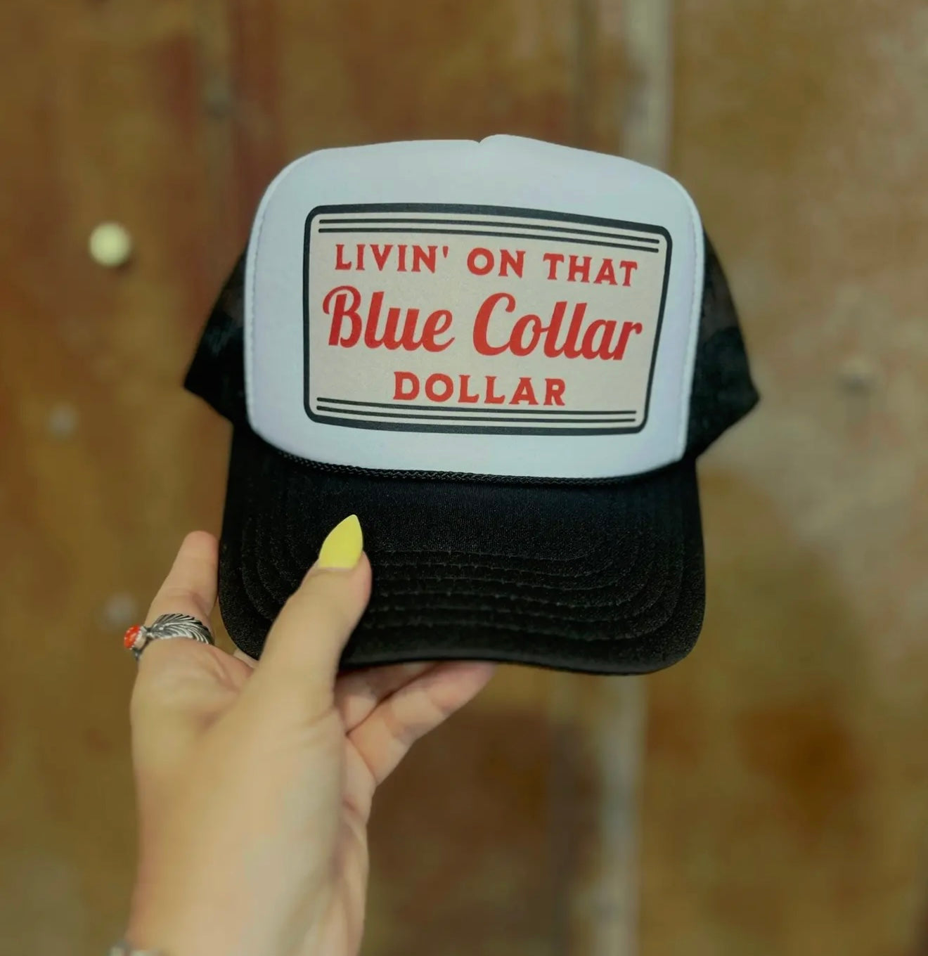 Blue Collar Dollar Trucker Hat