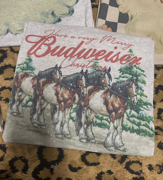 Budweiser Christmas Graphic