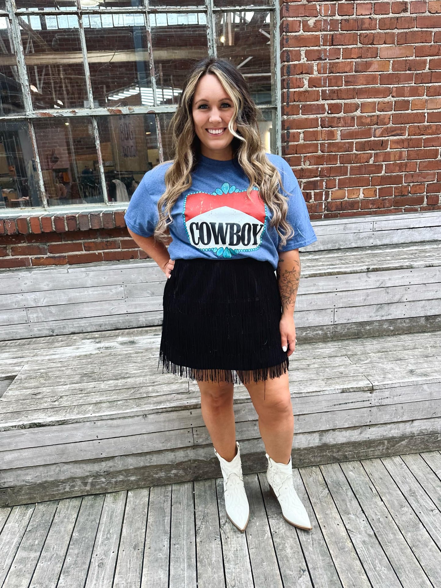 Marlboro cowboy graphic tee