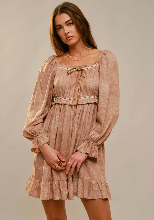 Boho Ribbon Dress