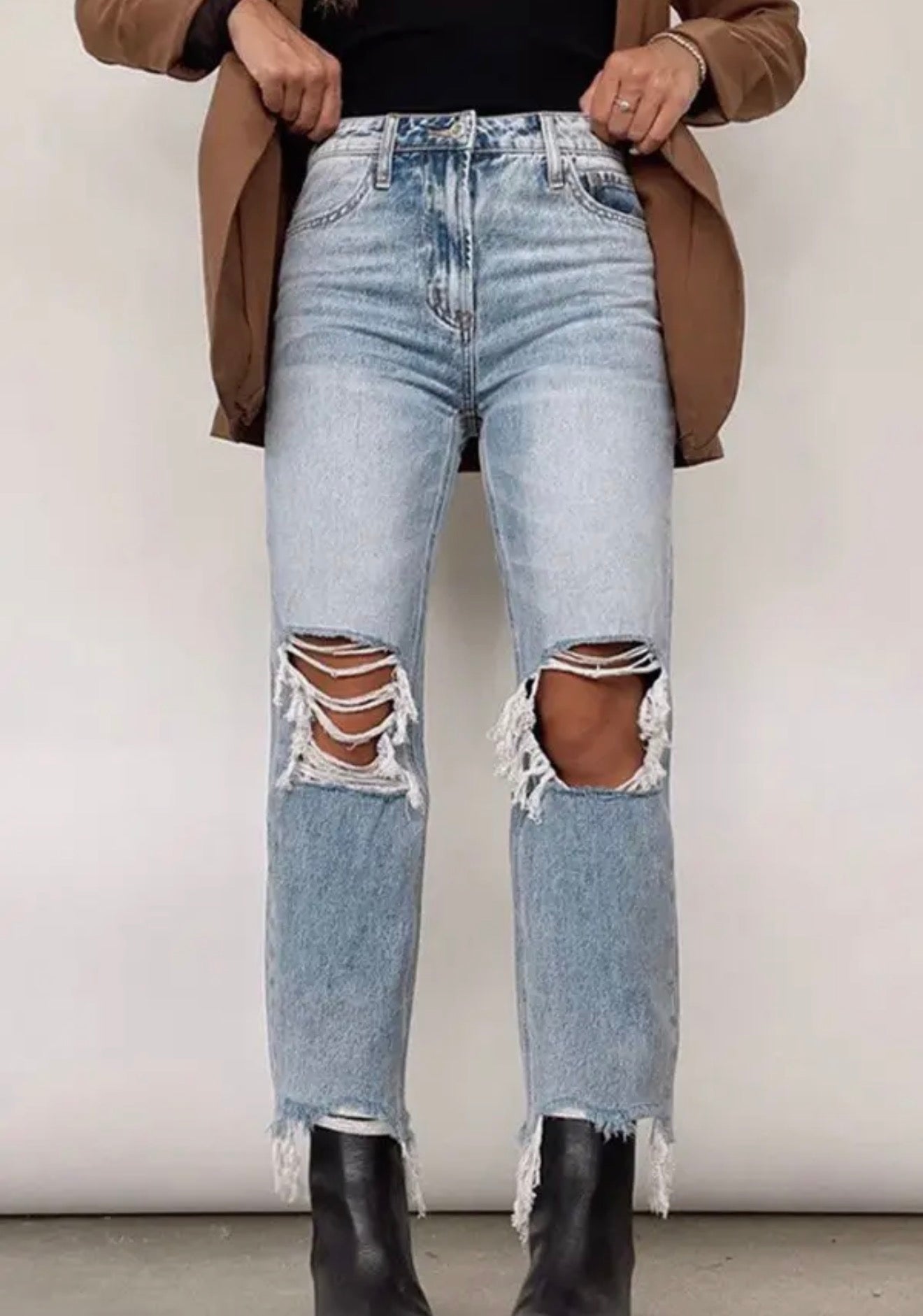 Distressed Highwaist Jeans