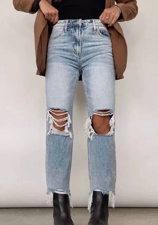 Distressed Highwaist Jeans