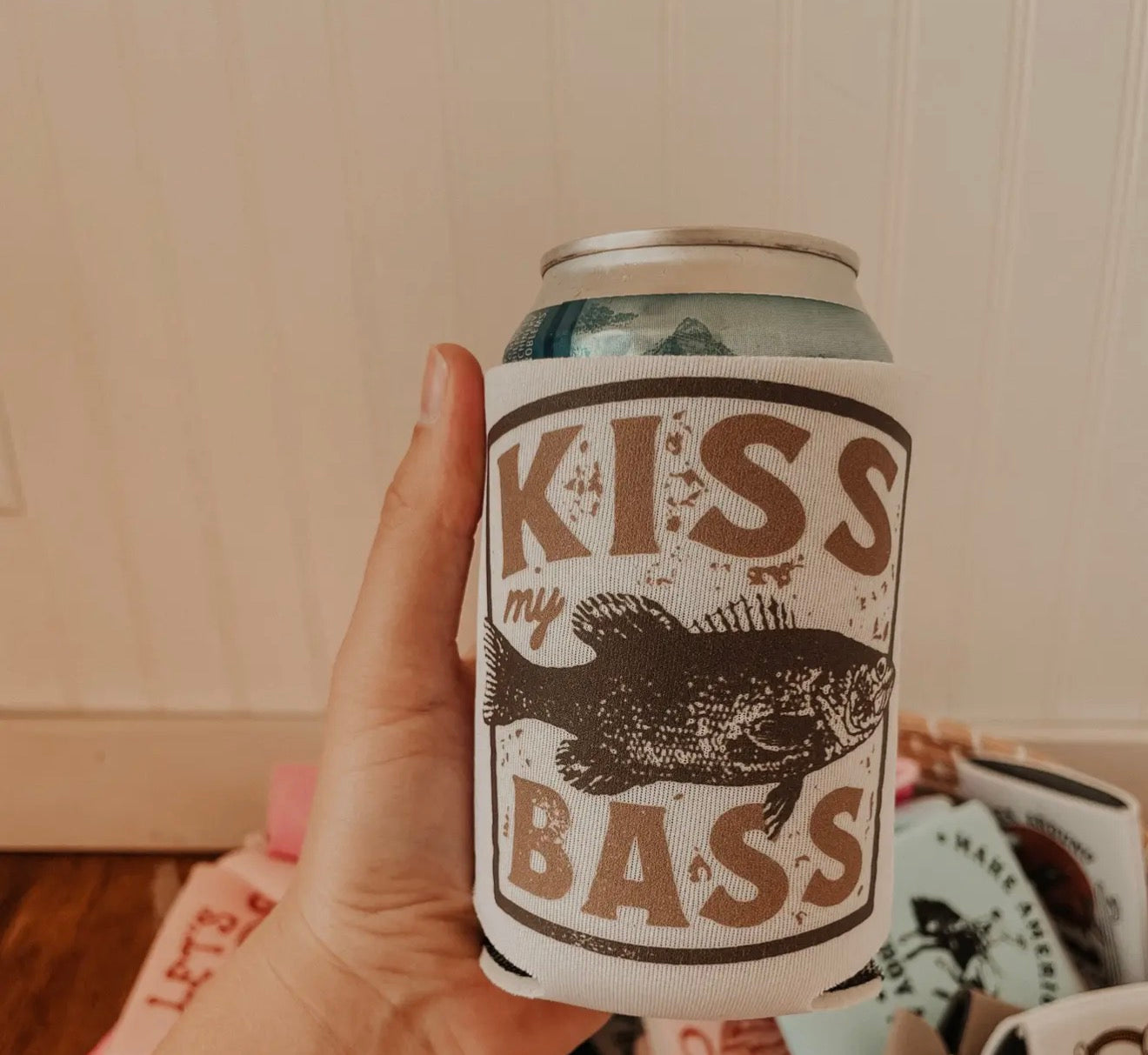 Kiss My Bass Can Cooler